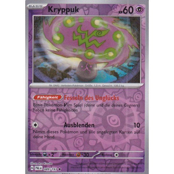 Kryppuk 089/193 Holo REVERSE HOLO