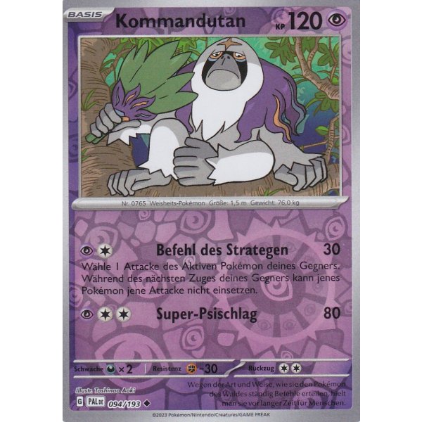 Kommandutan 094/193 REVERSE HOLO
