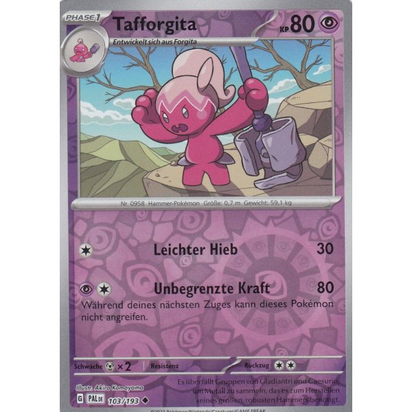 Tafforgita 103/193 REVERSE HOLO