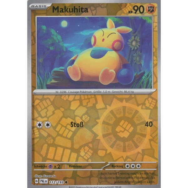 Makuhita 112/193 REVERSE HOLO