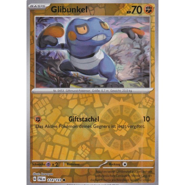 Glibunkel 114/193 REVERSE HOLO