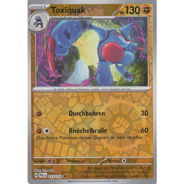 Toxiquak 115/193 REVERSE HOLO