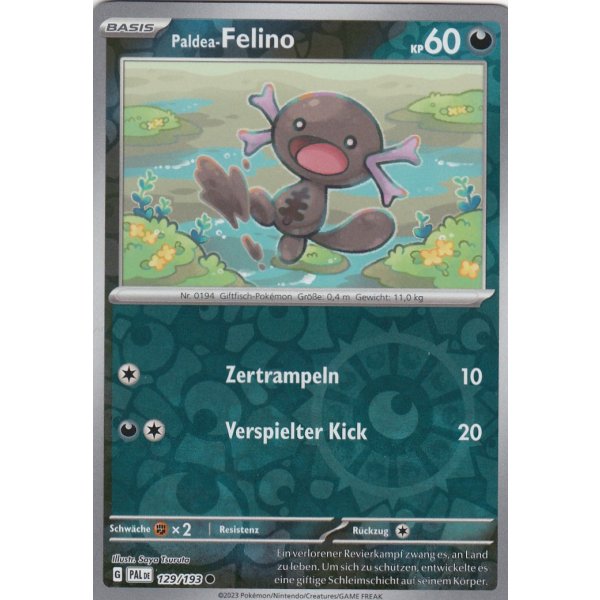 Paldea-Felino 129/193 REVERSE HOLO