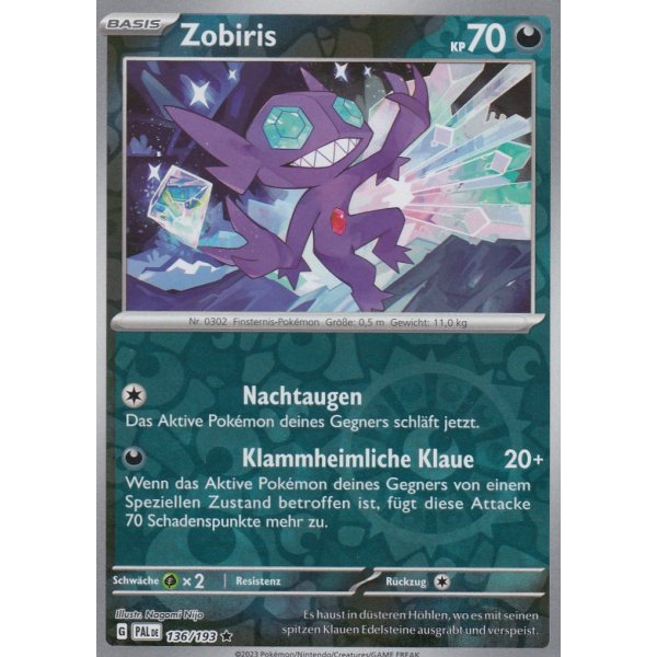 Zobiris 136/193 Holo REVERSE HOLO