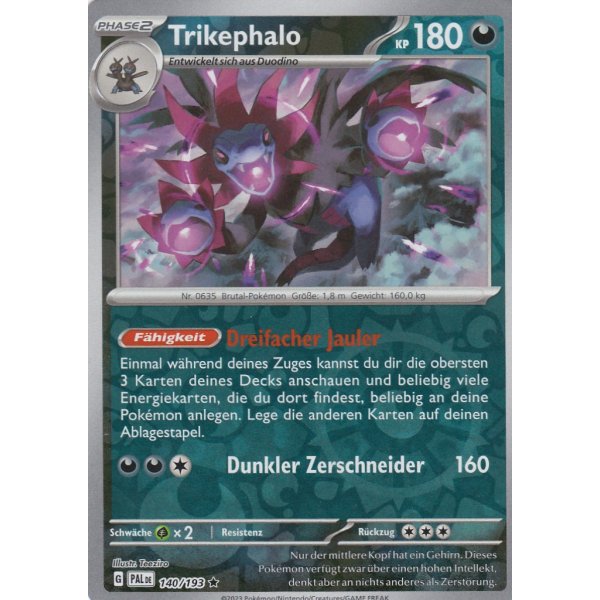 Trikephalo 140/193 Holo REVERSE HOLO