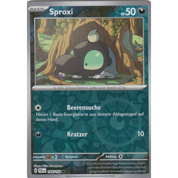 Sproxi 144/193 REVERSE HOLO