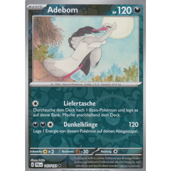 Adebom 147/193 REVERSE HOLO