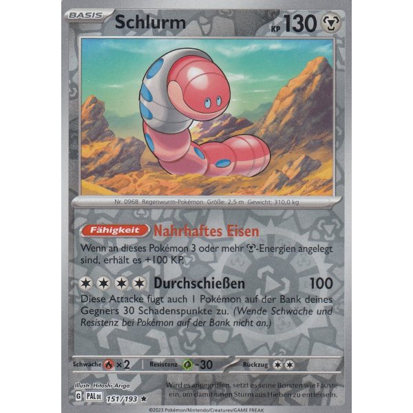 Schlurm 151/193 Holo REVERSE HOLO