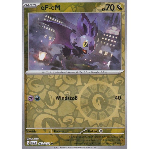 eF-eM 152/193 REVERSE HOLO