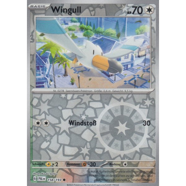 Wingull 158/193 REVERSE HOLO