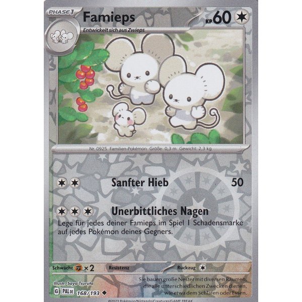 Famieps 168/193 REVERSE HOLO