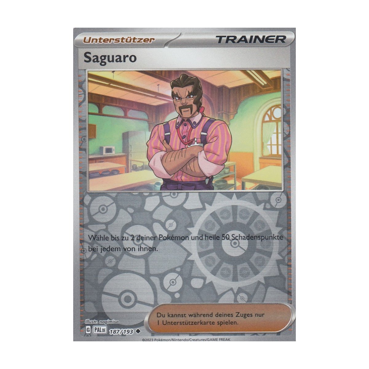 Farigiraf 155 Saguaro Pokemon Trading Card Game Reverse Holo Pokemon Card