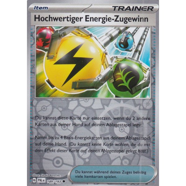 Hochwertiger Energie-Zugewinn 189/193 REVERSE HOLO