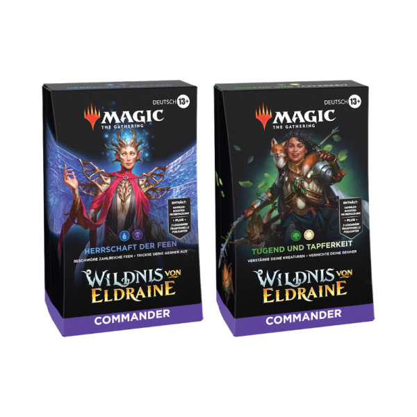 Wildnis von Eldraine Commander Decks (alle 2, deutsch)
