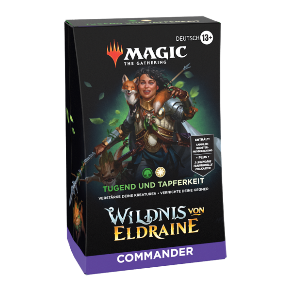 Wildnis von Eldraine Commander Deck - Tugend und Tapferkeit (deutsch)
