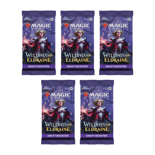 Wildnis von Eldraine Draft Booster (5 St&uuml;ck, deutsch)