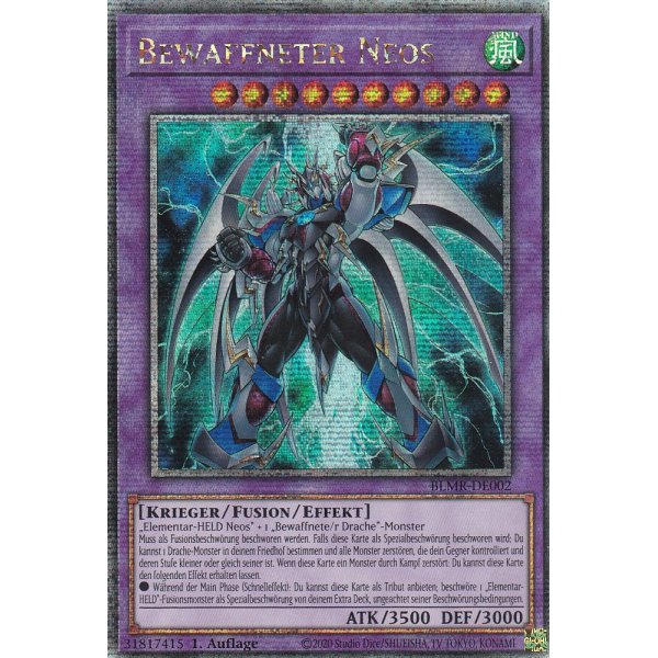 Bewaffneter Neos (Quarter Century Secret Rare) BLMR-DE002-Quarter-Century-Secret-Rare