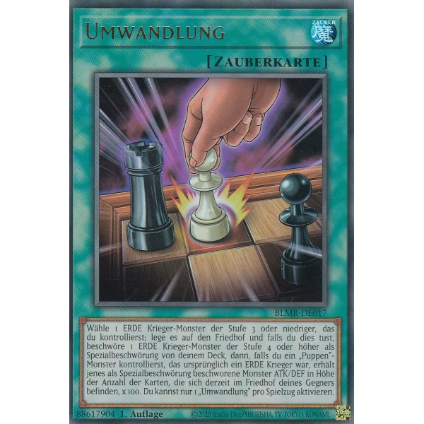 Umwandlung BLMR-DE017