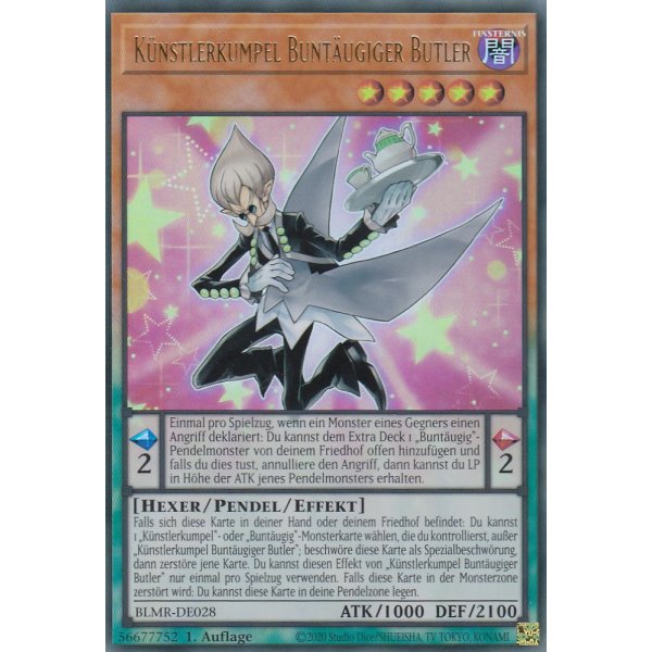 K&uuml;nstlerkumpel Bunt&auml;ugiger Butler BLMR-DE028