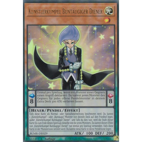 K&uuml;nstlerkumpel Bunt&auml;ugiger Diener BLMR-DE029