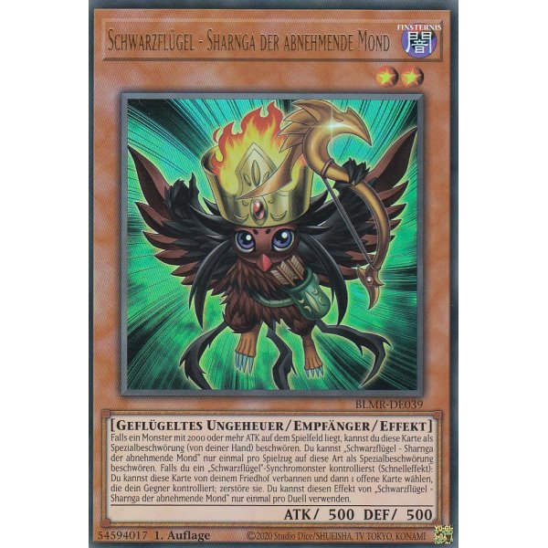Schwarzfl&uuml;gel - Sharnga der abnehmende Mond BLMR-DE039