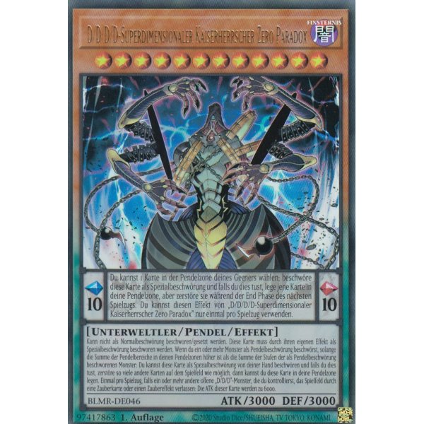 D/D/D/D-Superdimensionaler Kaiserherrscher Zero Paradox BLMR-DE046