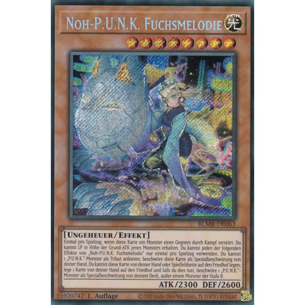 Noh-P.U.N.K. Fuchsmelodie BLMR-DE063