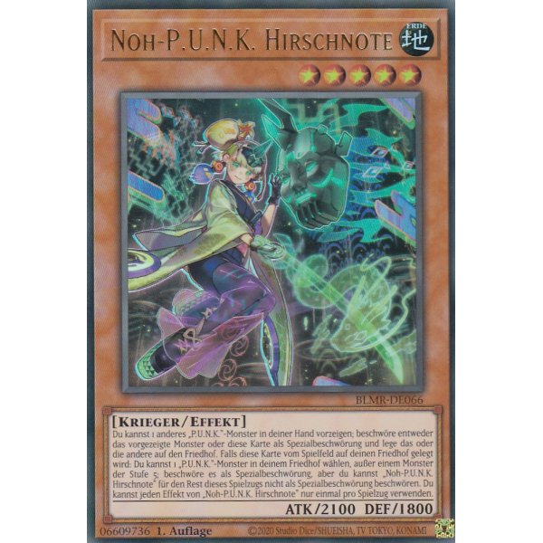 Noh-P.U.N.K. Hirschnote BLMR-DE066