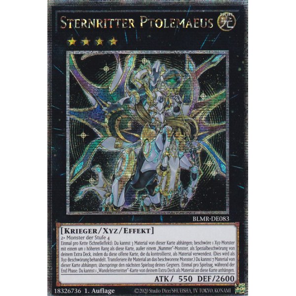 Sternritter Ptolemaeus (Quarter Century Secret Rare) BLMR-DE083-Quarter-Century-Secret-Rare