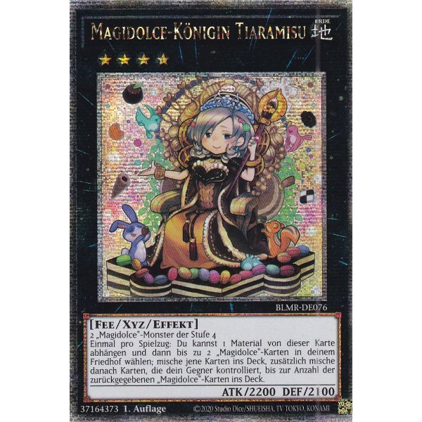 Magidolce-K&ouml;nigin Tiaramisu (Quarter Century Secret Rare) BLMR-DE076-Quarter-Century-Secret-Rare