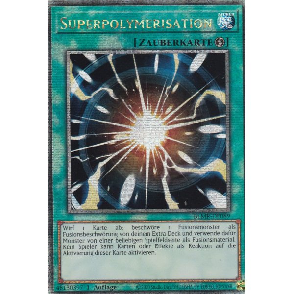 Superpolymerisation (Quarter Century Secret Rare) BLMR-DE089-Quarter-Century-Secret-Rare