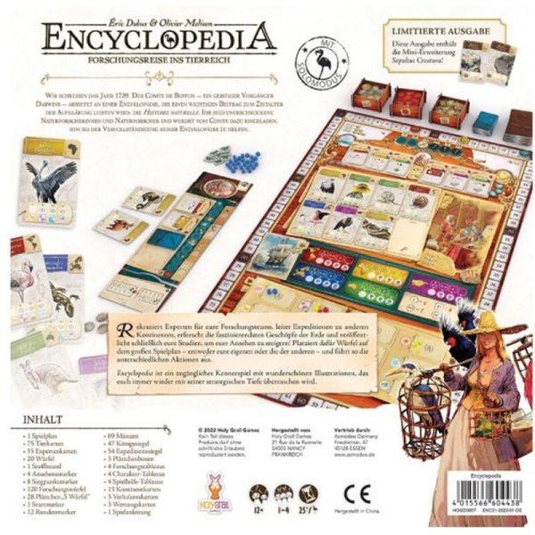 Encyclopedia: Forschungsreise ins Tierreich - Brettspiel