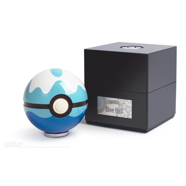 Pokemon Diecast Replika Dive Ball / Tauchball mit Lichteffekt