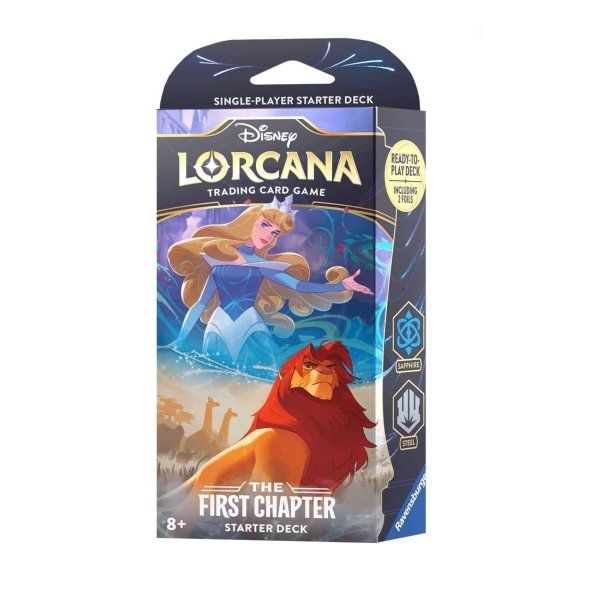 Disney Lorcana: The First Chapter - Sapphire &amp; Steel Starter Deck (englisch)