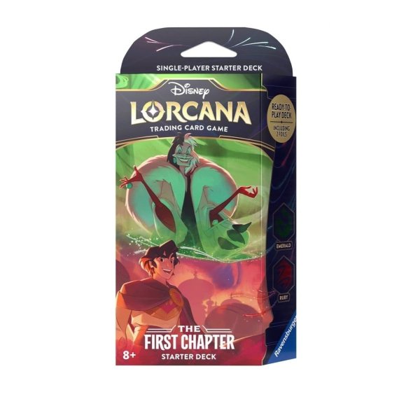 Disney Lorcana: The First Chapter - Emerald &amp; Ruby Starter Deck (englisch)