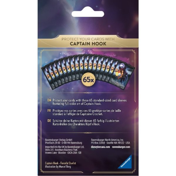 Disney Lorcana: Das Erste Kapitel - Kartenh&uuml;llen Captain Hook