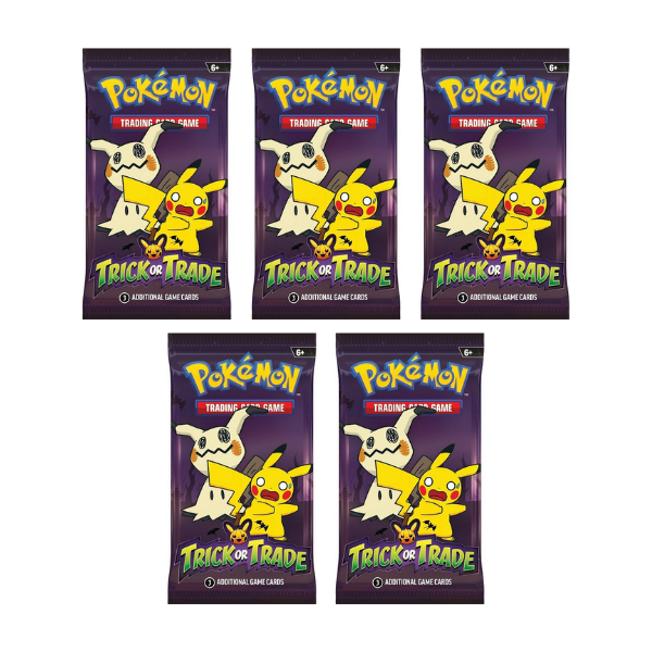 Pokemon Trick or Trade 5x Booster 2023 (englisch) Halloween Special Edition