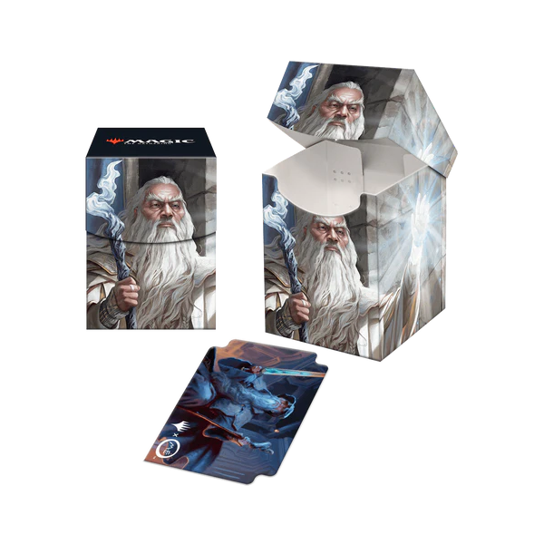 Magic The Lord of the Rings Deck Box - Gandalf the White (100+ Deck Box) von Ultra Pro