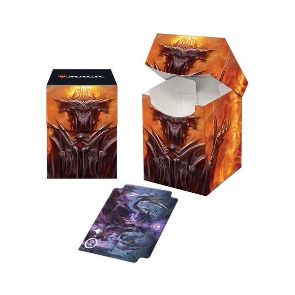 Magic The Lord of the Rings Deck Box - Sauron, the Dark Lord (100+ Deck Box) von Ultra Pro