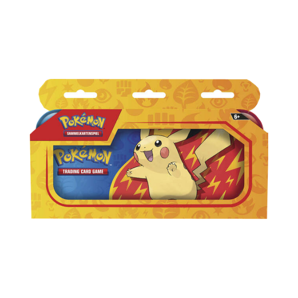 Pokemon Back to School Pikachu Pencil Case 2023 (Stifte-Dose + 2 Booster) (deutsch)