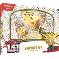 Scarlet &amp; Violet Pokemon 151 Zapdos ex Collection (englisch)