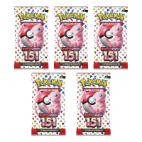 Karmesin & Purpur Pokemon 151 5x Booster Packs (deutsch)