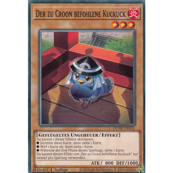 Der zu Croon befohlene Kuckuck DUNE-DE031