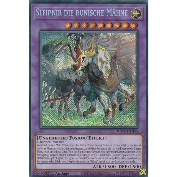 Sleipnir die runische M&auml;hne DUNE-DE035