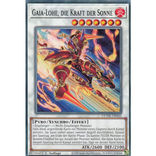 Gaia-Lohe, die Kraft der Sonne DUNE-DE042