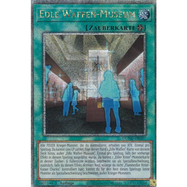 Edle Waffen-Museum (Quarter Century Secret Rare) DUNE-DE057-Quarter-Century-Secret-Rare