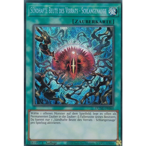 S&uuml;ndhafte Beute des Verrats - Schlangenauge DUNE-DE060