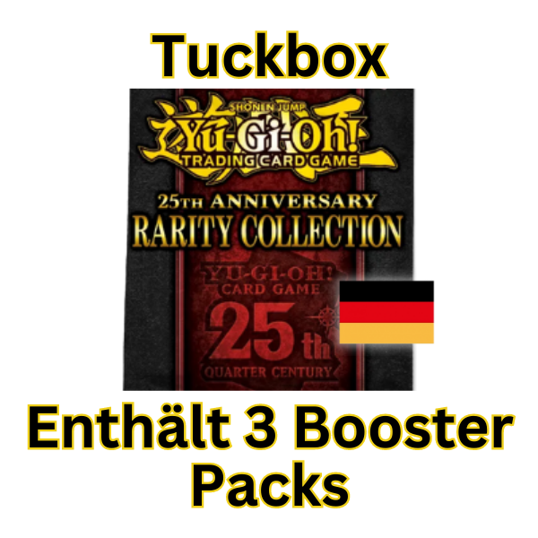 25th Anniversary Rarity Collection 3 Booster Pack Tuckbox - deutsch