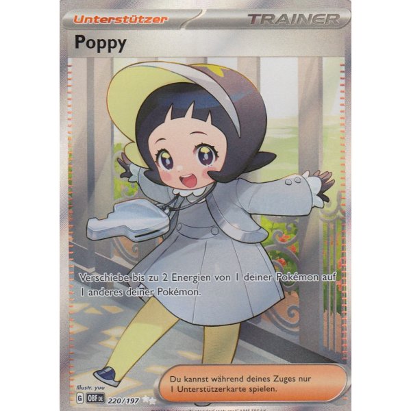 Poppy 220/197 Obsidianflammen Pokemon Karte günstig kaufen