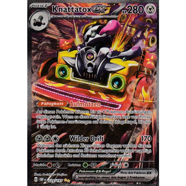 Knattatox-ex 224/197 Special Illustration Rare